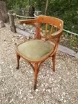 Fauteuil en bois courbé