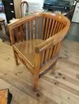 Fauteuil en bois massif 