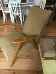 Fauteuil vintage tissu