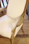 Fauteuil voltaire relooké 