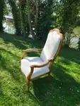 Fauteuil Voltaire relooké 