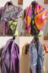 Foulards vintage années 60 70