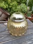Globe en verre moulé 70's