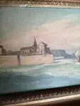 Huile sur bois déco marine