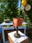Lampe bois tourné