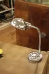 Lampe chromée space age design