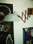 Lampe d'atelier accordéon 