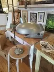 Lampe d'atelier émaillée 50's