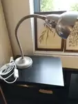 Lampe de bureau chromé