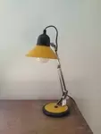 Lampe de bureau vintage jaune