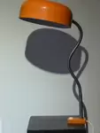 Lampe orange vintage