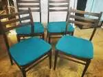 Lot chaises design 60