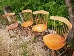 Lot de 4 chaises scandinave