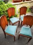 Lot de 4 chaises vintage 