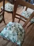Lot de 6 chaises tapisserie neuve