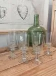 Lot de 8 verres années 50 