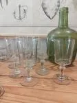 Lot de 8 verres années 50 