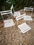 Lot de chaises de jardin