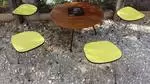 Lot de quatre tabourets vintage