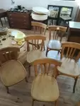 Lot de six chaises bistro Baumann