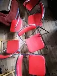 Lot de six chaises Souvignet années 70