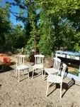 Lot quatre chaises bistro