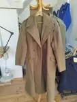 Manteau long en laine armée M