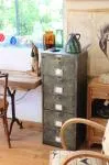 Meuble métal cinq clapets 