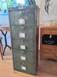 Meuble métal cinq clapets 