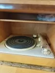 Meuble radio la voix de son maitre années 50