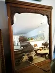 Miroir ancien biseauté
