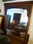 Miroir ancien biseauté
