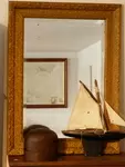 Miroir ancien doré 