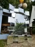 Miroir années 80 space age