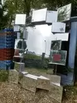 Miroir années 80 space age