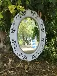 Miroir ovale 