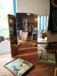 Miroir triptyque 50s