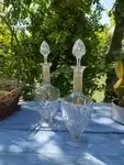 Paire de carrafes Baccarat