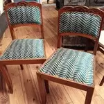 Paire de chaises années 30 40 
