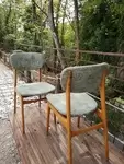 Paire de chaises design 