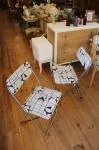 Paire de chaises pliantes 