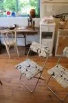 Paire de chaises pliantes 