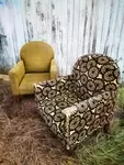 Paire de fauteuils années 50 