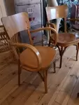Paire de fauteuils Baumann