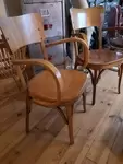 Paire de fauteuils Baumann