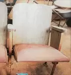 Paire de fauteuils de théatre
