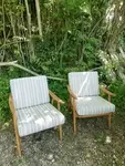 Paire de fauteuils Thonet Boomerang 