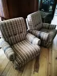 Paire de fauteuils vintage