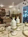 Paire de lampes à pétrole XIXe