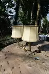 Paire de lampes de chevet anciennes